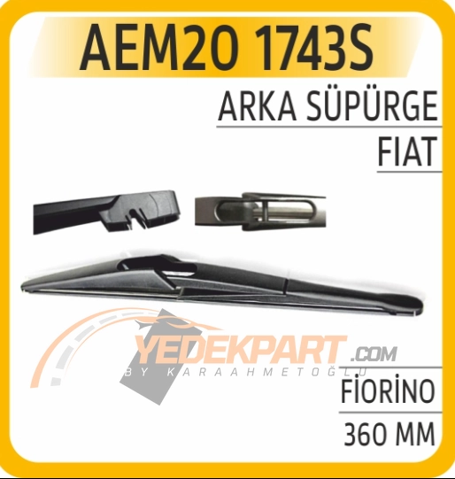 ARKA CAM SİLGİ SÜPÜRGESİ FIORINO 360MM